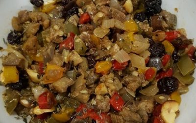 Receita de caponata de berinjela